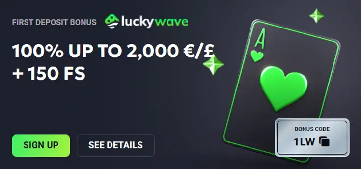 LuckyWave Casino’s welcome bonus and promotional offers for new players